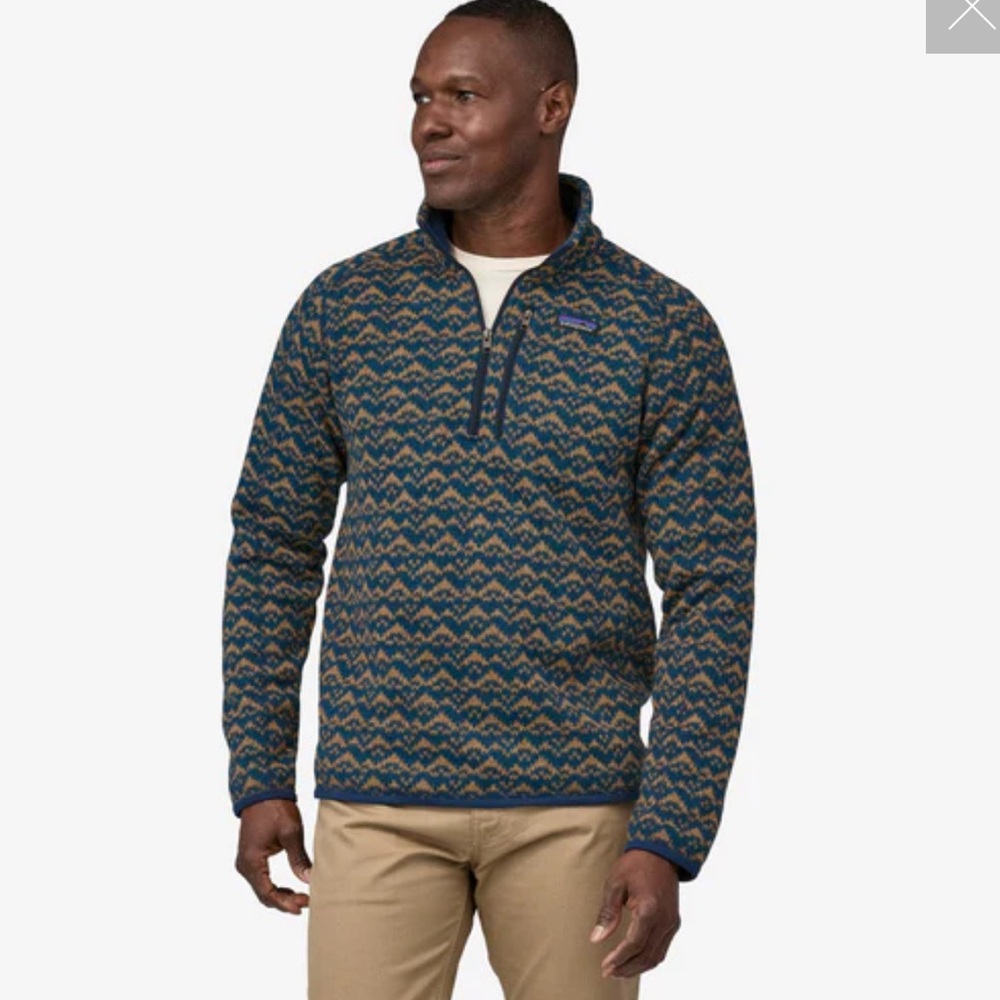 Patagonia Men's Better Sweater 1/4 Zip Fleece Pullover